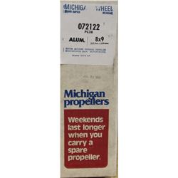 MICHIGAN 8 X 9 RH ALUMINUM PROPELLER