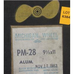 MICHIGAN 9-1/2 X 11 RH ALUMINUM PROPELLER
