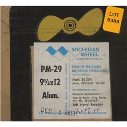 MICHIGAN 19-1/2 X 12 RH ALUMINUM PROPELLER