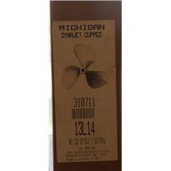 MICHIGAN DYNAJET 13 X 14 LH BRASS PROPELLER