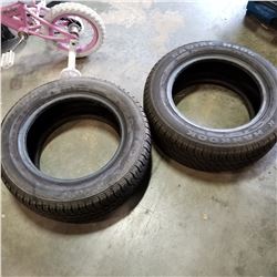 PAIR OF P195/60 R14 TIRES