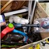 Image 2 : BOX LOT OF KIDS TOYS, ANTIQUE WALL HANGING TELESCOPE