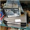 Image 1 : 48FT LED STRING LIGHTS- NO BULBS AND BLEACHER SEAT