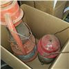 Image 2 : BOX OF 2 RED LANTERNS - 1 DIETZ AND 1 COLEMAN