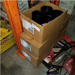 5 BOXES OF ABS 4" PIPE ADAPTERS