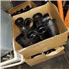 Image 1 : 3 BOXES OF ABS PIPE ADAPTERS, PLUGS, AND FITTINGS