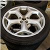 Image 2 : SET OF 4 YOKOHAMA 235/40 R18 TIRES ON 5 BOLT RIMS