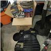 Image 2 : BASEBALL BATS, BATTING TEES AND BOX OF GEAR