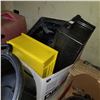 Image 2 : LOT OF PARTS BINS AND OIL PANS