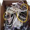 Image 2 : BOX OF EXTENTION CORDS AND POWER BARS