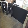 Image 1 : FOLDING TABLE AND 4 FOLDING CHAIRS