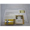 Image 1 : STERLING SILVER YELLOW GOLD PLATED GENUINE 0.52CT BLACK SPINEL EARRINGS W/ APPRAISAL $600