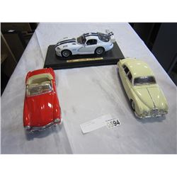 3 DIE CAST CARS