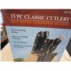 Image 2 : 13PC KNIFE SET IN BLOCK