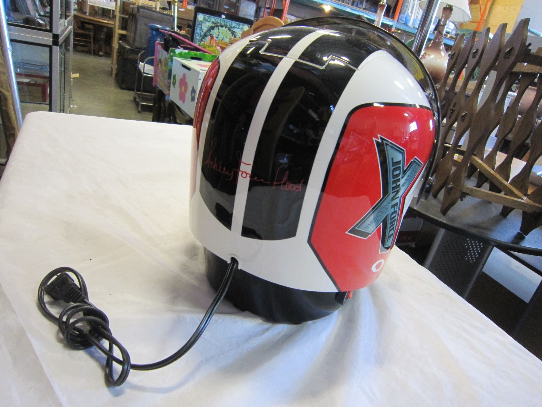 CASTROL GTX MOTORCYCLE HELMET COFFEE MAKER - Big Valley Auction