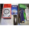 Image 3 : TRAY OF MAGNIFIERS, HANGING SCALES, AND COMPASS