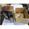 Image 1 : BOX OF ESTATE JEWELLERY AND JEWELLERY BOX FULL OF JEWELLERY