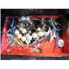 Image 5 : BOX OF ESTATE JEWELLERY AND JEWELLERY BOX FULL OF JEWELLERY