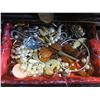 Image 8 : BOX OF ESTATE JEWELLERY AND JEWELLERY BOX FULL OF JEWELLERY