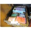 Image 1 : WICKER BASKET FULL OF NEW NOTE PADS AND GREETING/THANK YOU CARDS