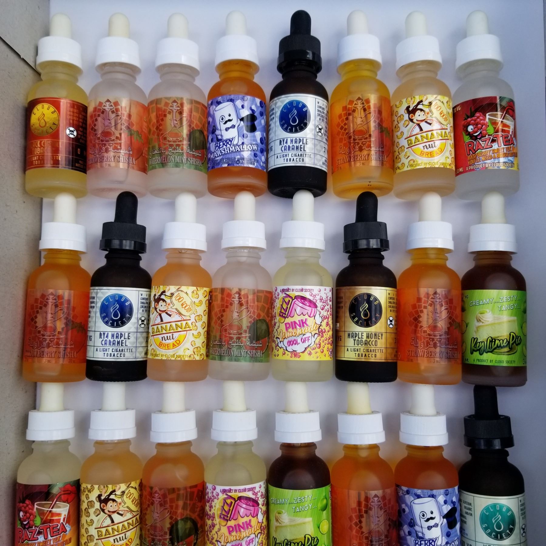 32 BOTTLES OF 30ML E VAPE JUICE RERTAIL 20 EACH 32-bottles-of-30ml-e-vape-juice-rertail-20-each