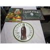 Image 1 : 3 TIN SIGNS COCA-COLA, MASONS, GOLFER
