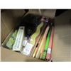 Image 1 : BOX OF CANDLES W/ FOUNTAIN BASE