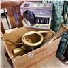 Image 2 : BOX OF BRASSWARE, VASES AND SIMPLY DIFFUSERS AROMATHERAPY