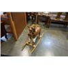 Image 2 : SAFETY FIRST HIGH CHAIR, ROCKING HORSE, AND CRIB SHEET SET