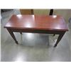 Image 1 : MAHOGANY PIANO/STORAGE BENCH
