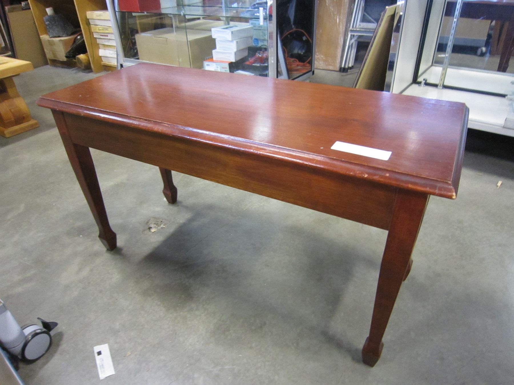 Mahogany Piano Bench With Storage MAHOGANY PIANO/STORAGE BENCH - Big Valley Auction