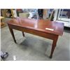 Image 3 : MAHOGANY PIANO/STORAGE BENCH