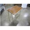 Image 4 : MCM MAGAZINE RACK W/ SHELF AND ANTIQUE WINE RACK