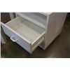 Image 8 : IKEA WHITE 2 DOOR ROLLING SHELF AND END TABLE