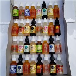 32 BOTTLES OF 30ML E VAPE JUICE RERTAIL $20 EACH