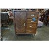 Image 2 : ASHLEY FLOOR MODEL NATURAL WOOD LOOK CHEST OF DRAWERS WITH CUPBOARD AND 4 DRAWERS, RETAIL $1599