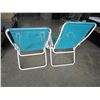 Image 3 : 2 FOLDING GRAVITY PATIO CHAIRS