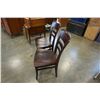 Image 2 : NEW PAIR OF MAPLIE MALIA WOOD SEAT CHAIRS, LOCALLY MADE CORNED BLOCKED AND HICKORY STAIN - WHOLESALE