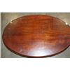 Image 4 : OVAL GLASS TOP CARVED COFFEE TABLE