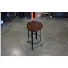 Image 2 : ASHLEY FLOOR MODEL ROUND WOOD SEAT BAR STOOL RETAIL $149