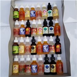 32 BOTTLES OF 30ML VAPE JUICE RETAIL $20 EACH