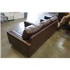 Image 3 : BROWN LEATHER SECTIONAL