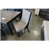 Image 11 : ASHLEY FLOOR MODEL FARMHOUSE DINING TABLE WITH UPOHOLSTERED BENCH, 3 MATCHING SIDE CHAIRS, 6 STORAGE
