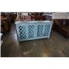 Image 1 : ASHLEY FLOOR MODEL CONTEMPORARY GLASS DOOR ACCENT CABINET, RETAIL $1,599