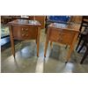 Image 2 : 2 VINTAGE 2-DRAWER NIGHTSTANDS