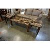 Image 1 : MODERN ASHLEY 3-PIECE COFFEE AND END TABLE SET