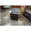 Image 2 : METAL AND LEATHER BOUND STUDDED TRUNK W/ LIGHTS