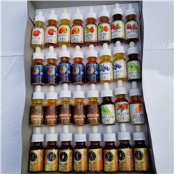 32 BOTTLES OF 15ML E VAPE JUICE RETAIL $10 EACH