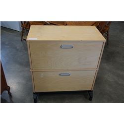 MAPLE 2-DRAWER LATERAL FILE CABINET