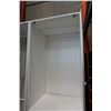 Image 3 : IKEA PAX 2 PIECE CLOSET UNIT 93 INCHES TALL WITH HASVIK SLIDING DOOR